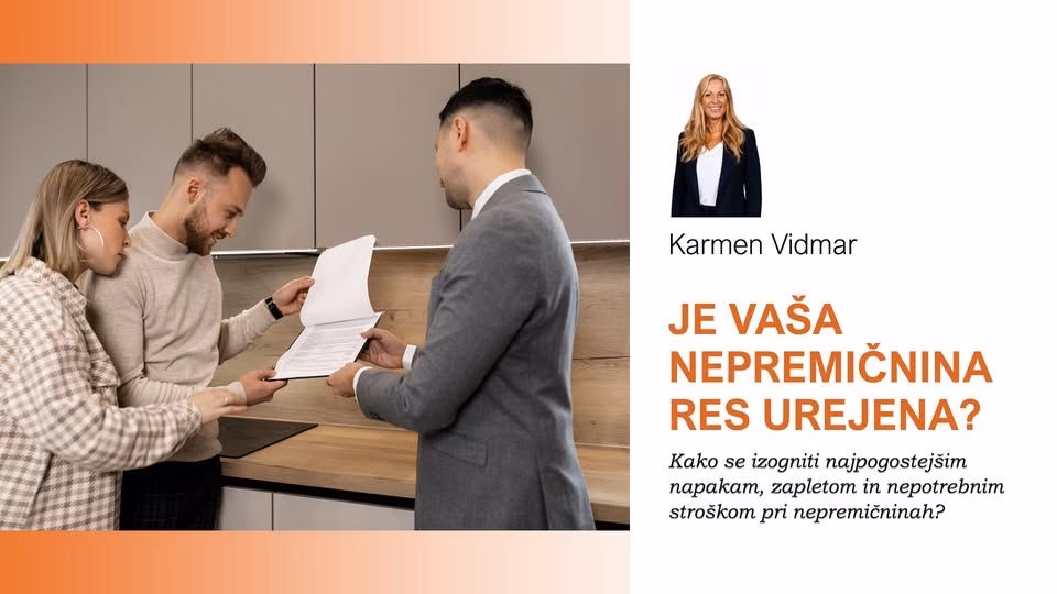 Karmen Vidmar: Je vaša nepremičnina res urejena?