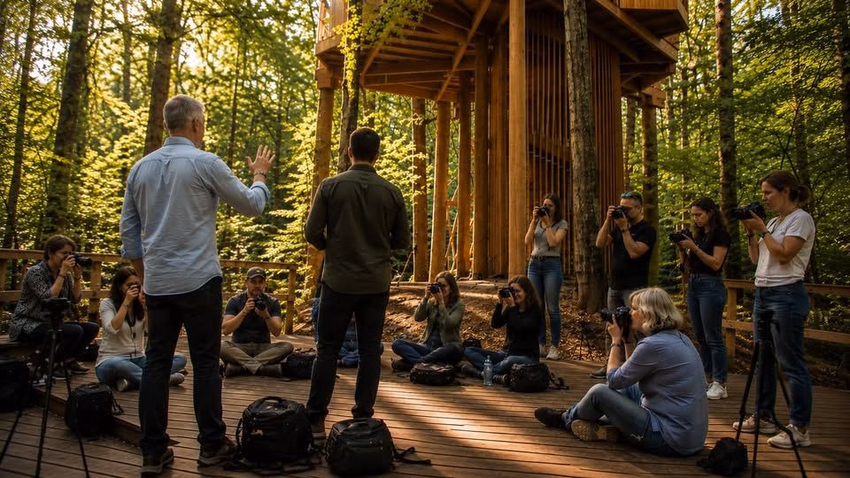 Photography Workshop at the Tree House with Jure Kravanja and Žiga Gričnik