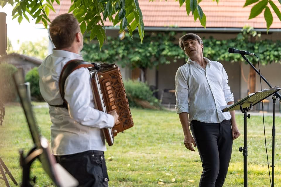 Towers. Sirens.: poetic-musical ritual by Aleš Šteger and Jure Tori