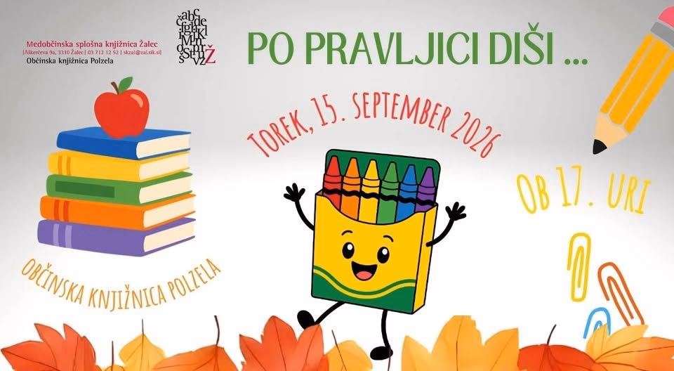 Pravljična ura z ustvarjanjem v Občinski knjižnici Polzela