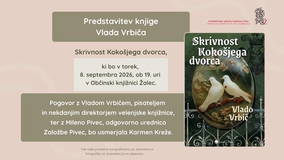 The Secret of the Chicken Manor – Book presentation by author Vlado Vrbič